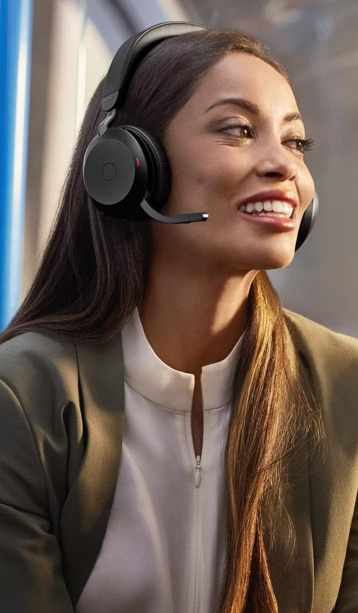 Jabra Evolve2 75 UC ANC Preto com microfone