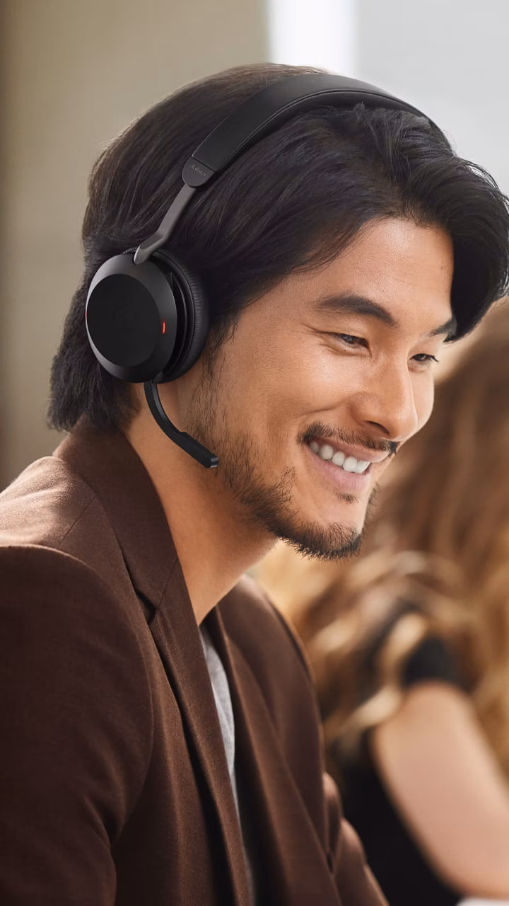 Jabra Evolve2 75 UC ANC Preto com microfone
