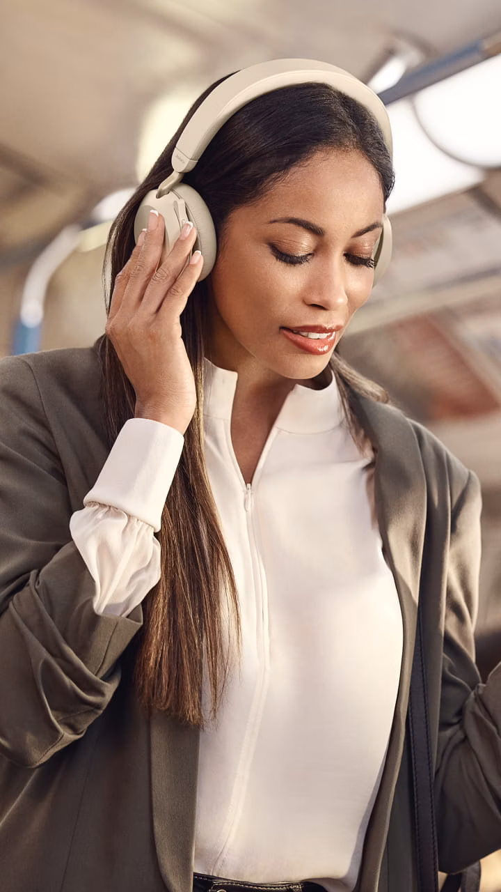 Jabra Evolve2 75 UC ANC Preto com microfone