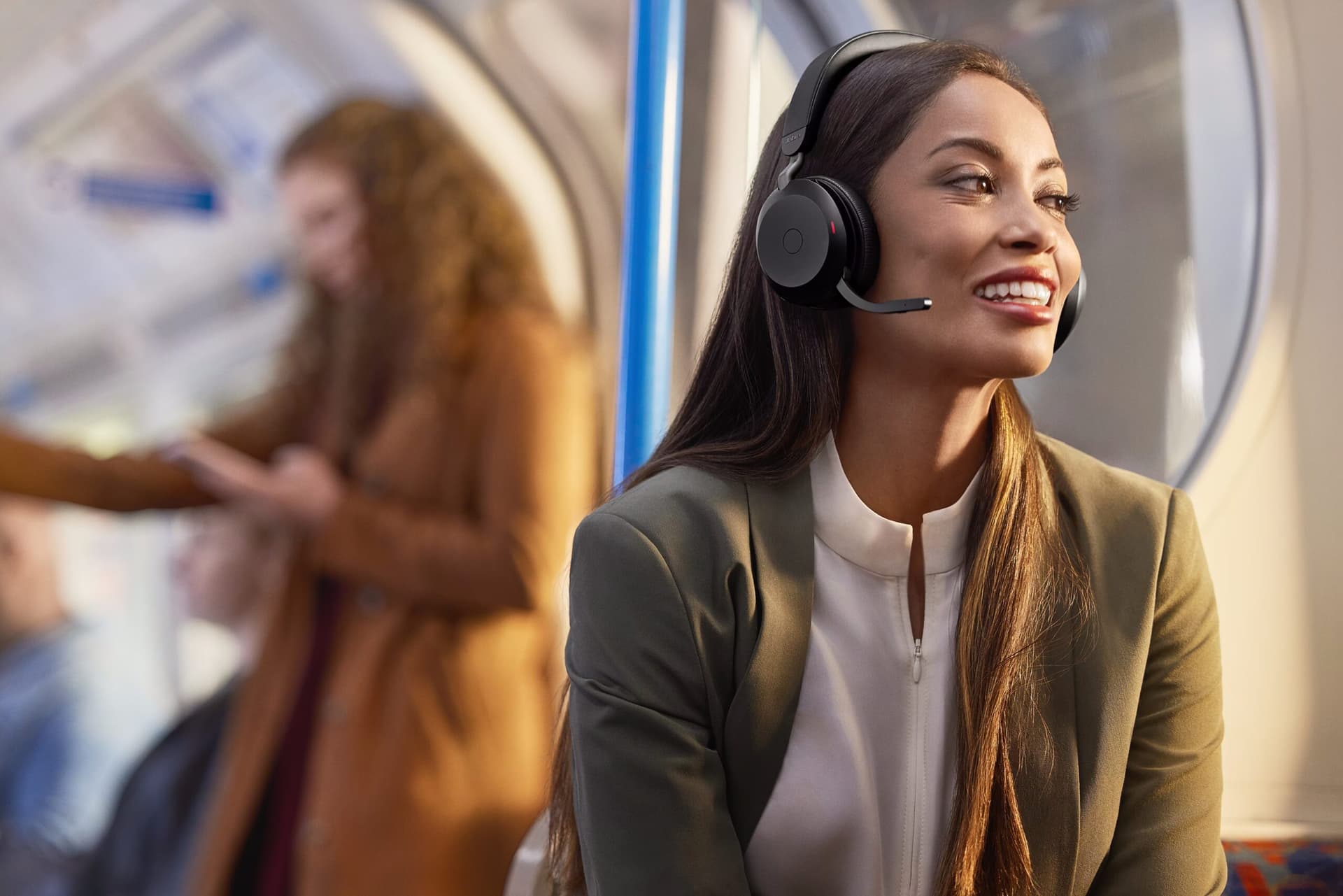 Jabra Evolve2 75 UC ANC Preto com microfone