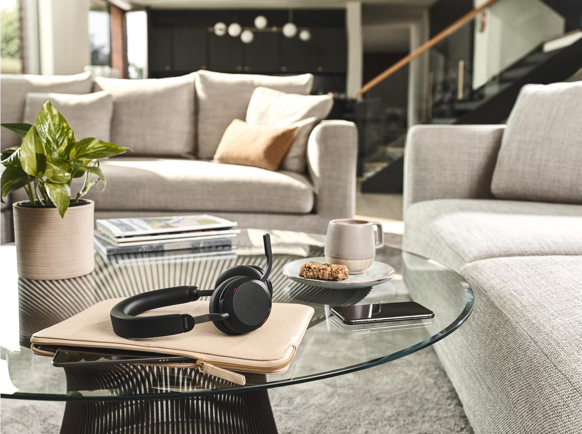 Jabra Evolve2 75 UC ANC Preto com microfone