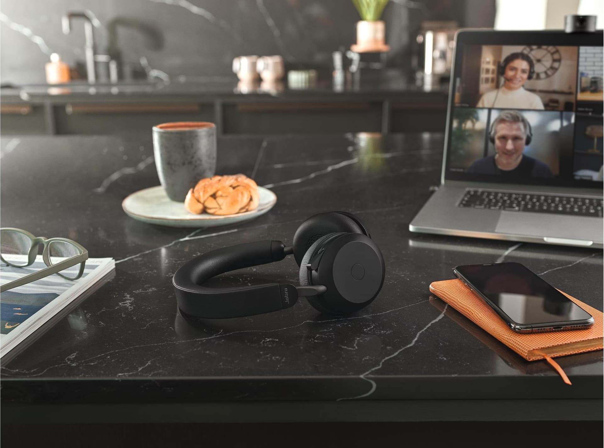 Jabra Evolve2 75 UC ANC Preto com microfone