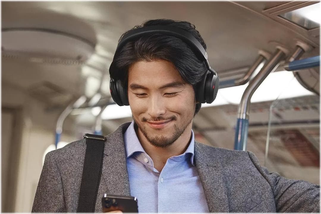 Jabra Evolve2 75 UC ANC Preto com microfone