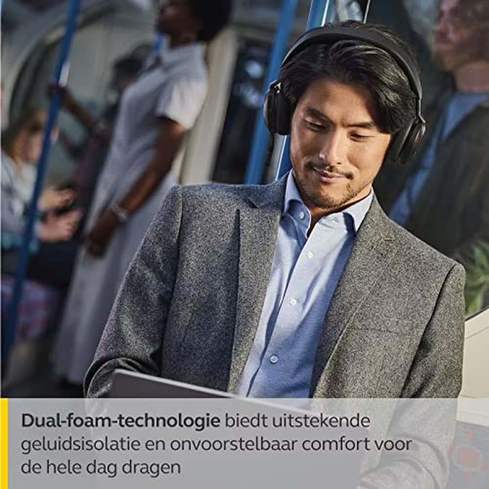 Jabra Evolve2 75 UC ANC Preto com microfone