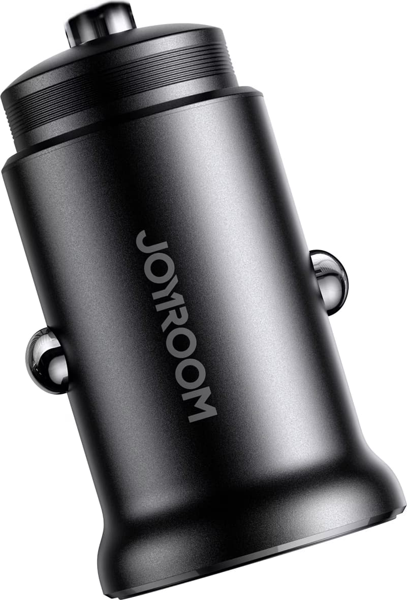 Joyroom JR-CCN06 Dual USB-C Mini Metal - Carregador de carro