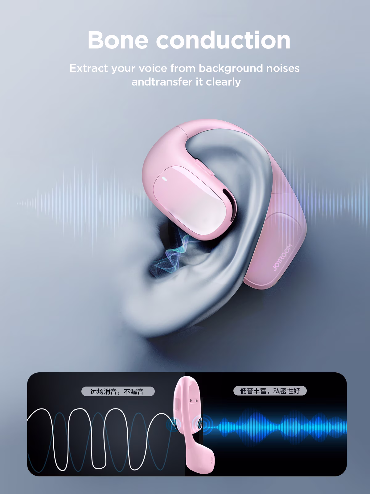 Joyroom JR-OE1 - Auscultadores Bluetooth
