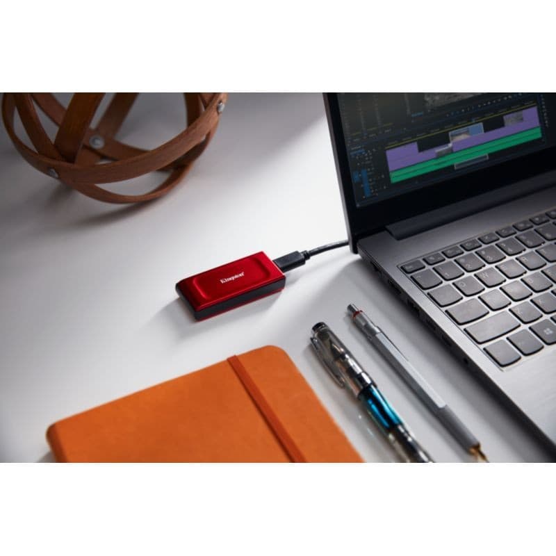 Kingston XS1000 2TB USB 3.2 Gen 2 Vermelho