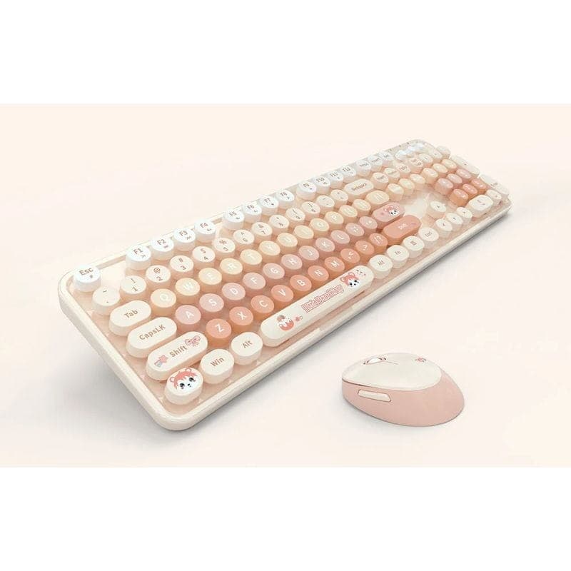 Kit Teclado/Rato MOFII Sweet New Rosa