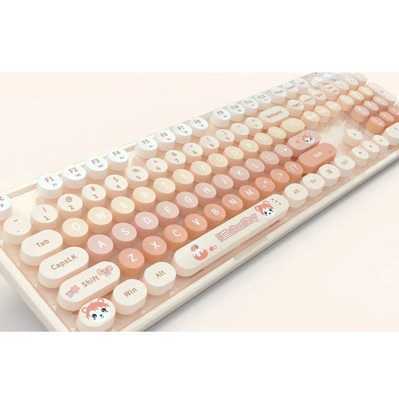 Kit Teclado/Rato MOFII Sweet New Rosa