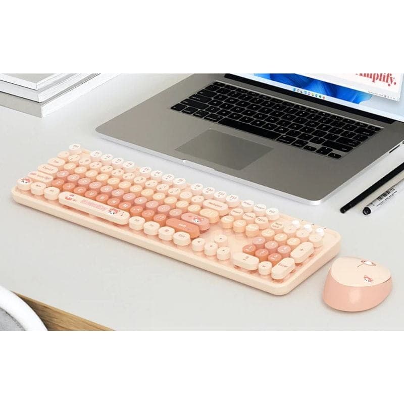 Kit Teclado/Rato MOFII Sweet New Roxo