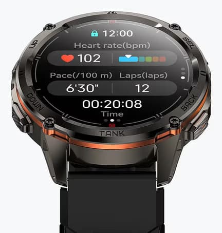 Kospet Tank T3 Ultra 2 Preto Smartwatch