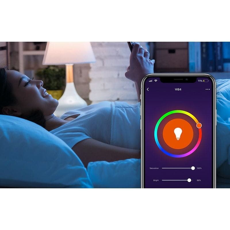 Lâmpada Inteligente LED Wb4 (2-Pack) Gosund (Rgb)