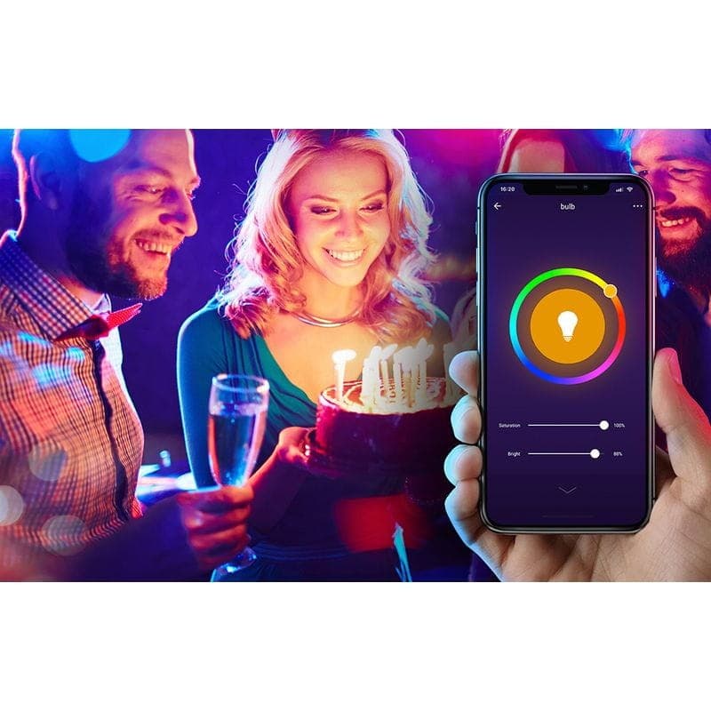 Lâmpada Inteligente LED Wb4 (2-Pack) Gosund (Rgb)
