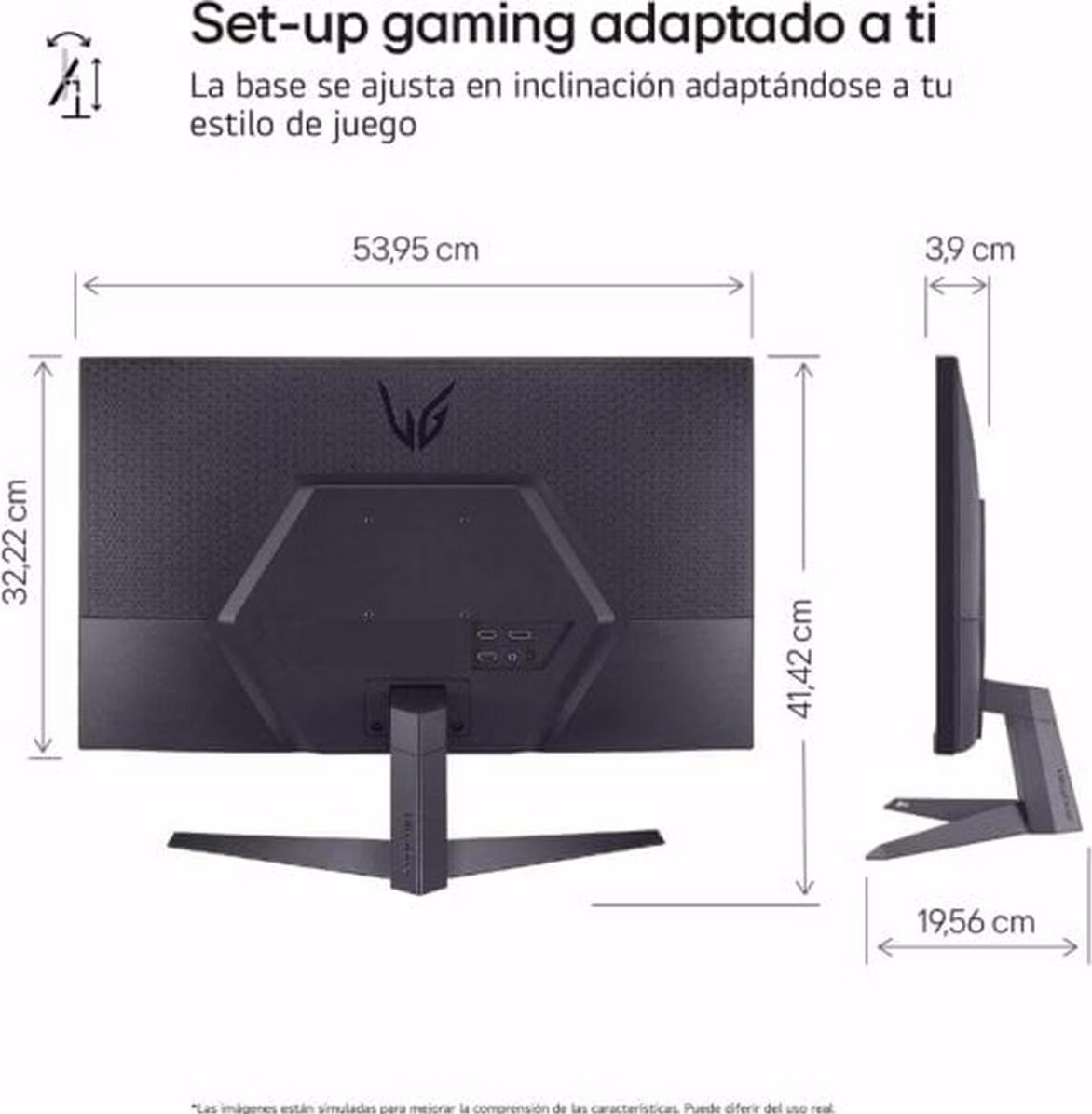 LG 24GS50F-B 24" Full HD LCD 182 Hz FreeSync - Monitor para PC