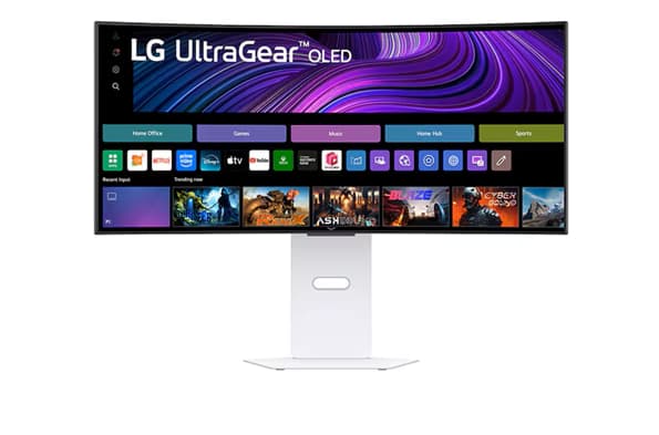 LG 34GX90SA-W 34" Wide Quad HD OLED Branco - Monitor Curvo