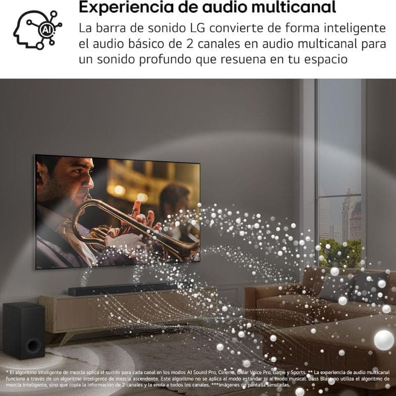 LG S95TR 9.1.5 810 W Preto - Barra de som