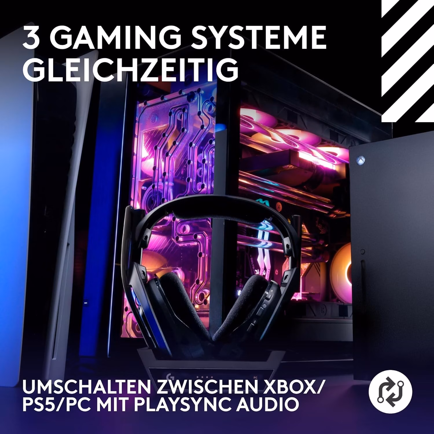 Logitech Astro Gaming A50 Gen 5 Preto - Auscultadores sem fios