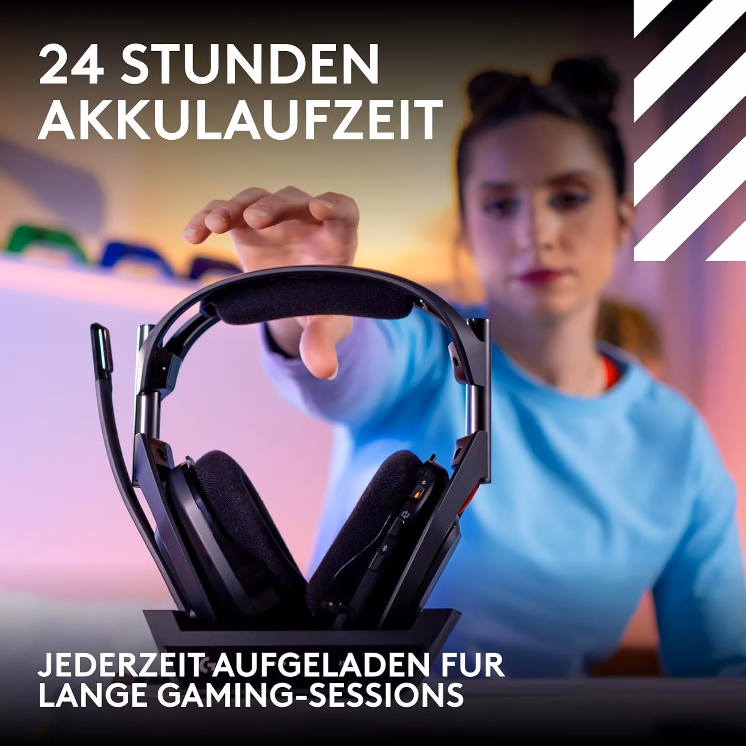 Logitech Astro Gaming A50 Gen 5 Preto - Auscultadores sem fios