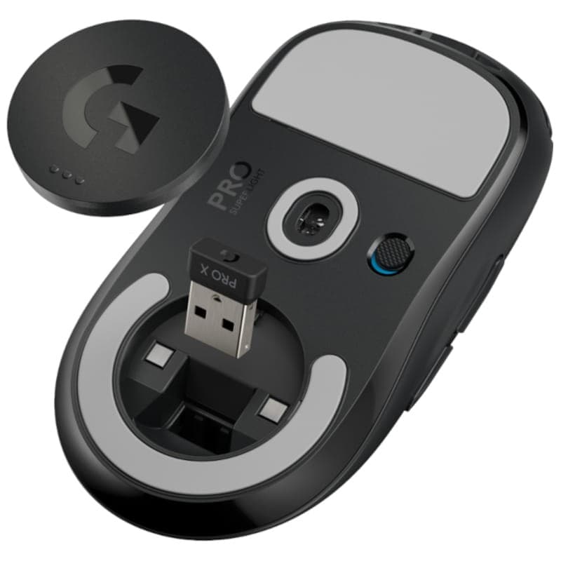 Logitech G Pro X Superlight USB 25600 DPI Preto
