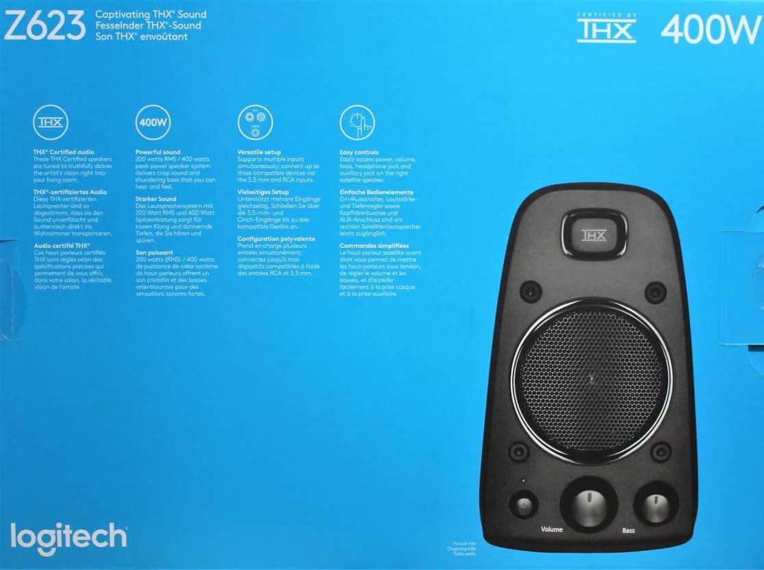 Logitech Z 623 2.1 Colunas para PC