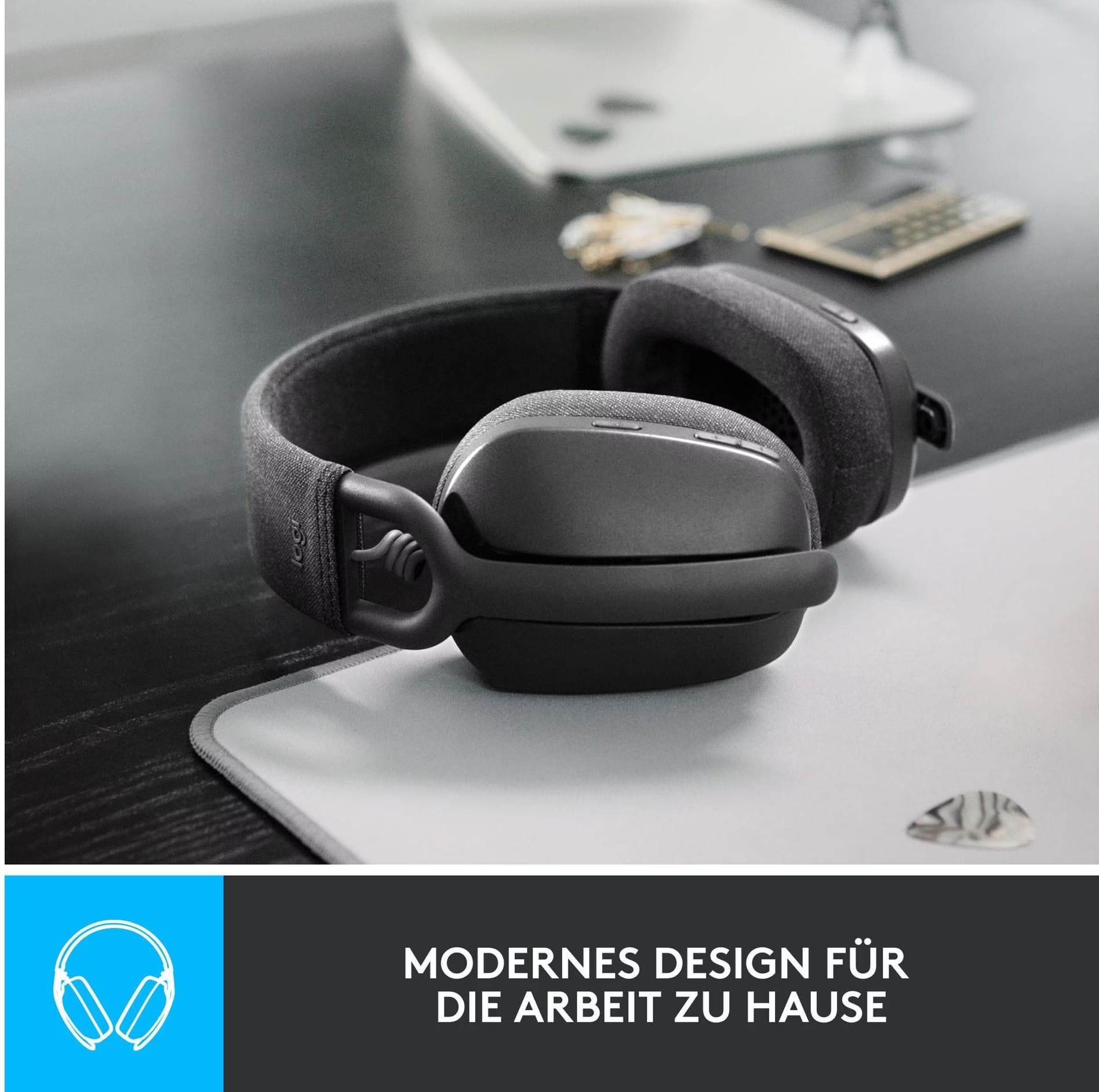 Logitech Zone Vibe 100 Cinzento - Auscultadores sem fios