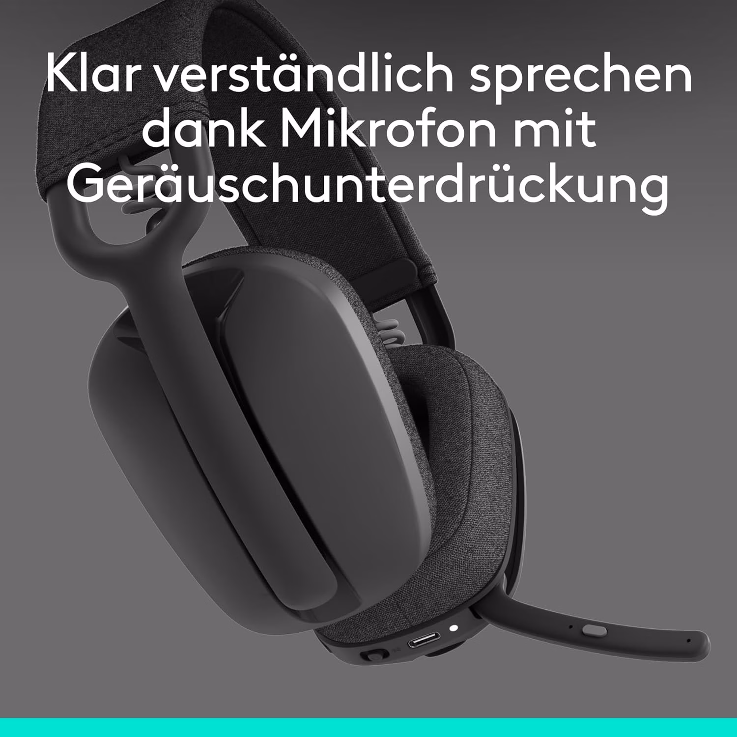 Logitech Zone Vibe 100 Cinzento - Auscultadores sem fios