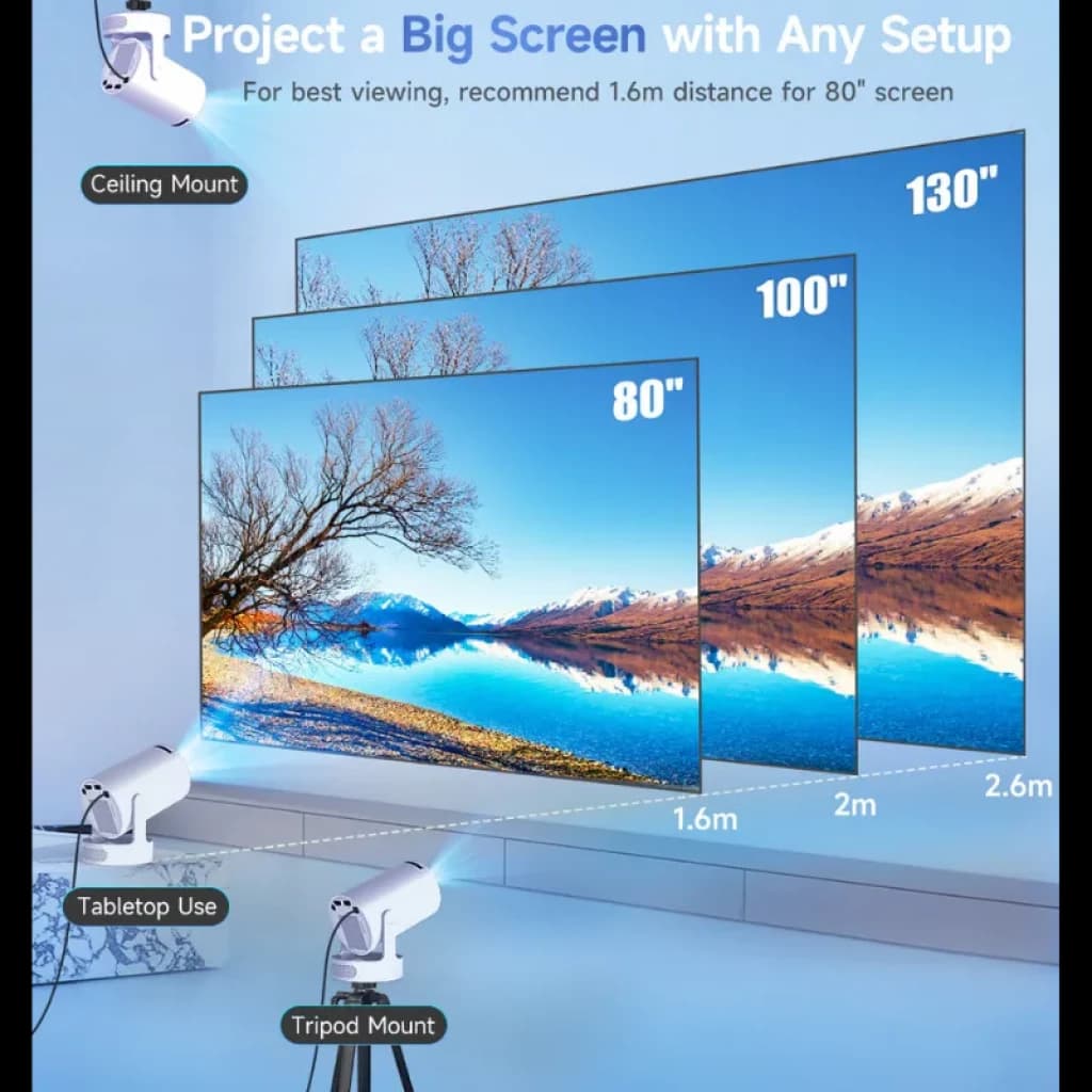 Magcubic HY300 Pro Plus HD 200 ANSI - Projetor