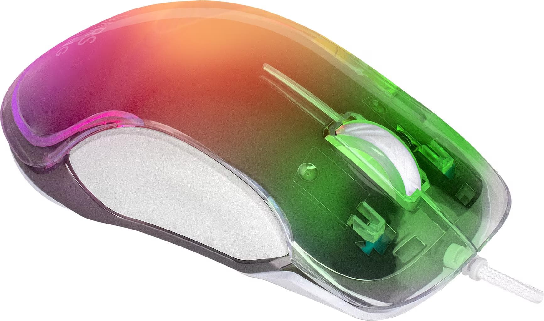 Mars Gaming MMGLOWW USB RGB 12800 DPI Branco