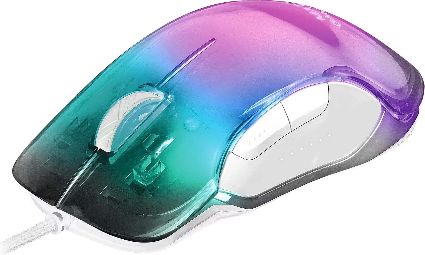 Mars Gaming MMGLOWW USB RGB 12800 DPI Branco