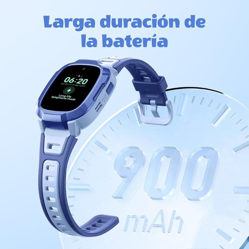 Mibro Kids P6 com 4G GPS e câmara integrada, Azul