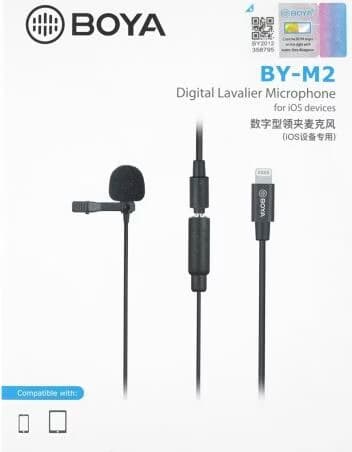 Microfone universal Boya By-M2