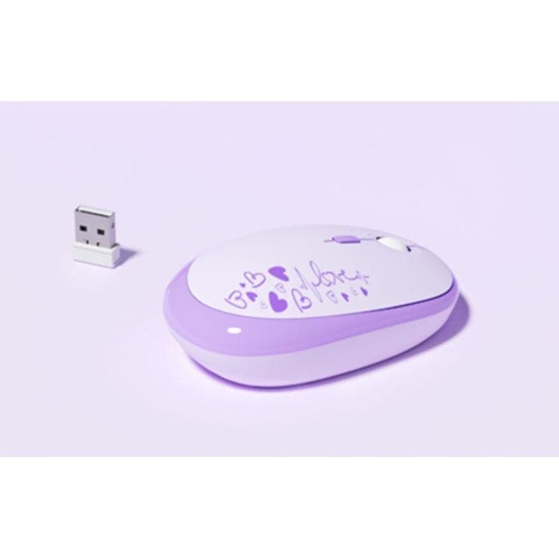 MOFII Lovely Roxo - Kit de teclado e rato