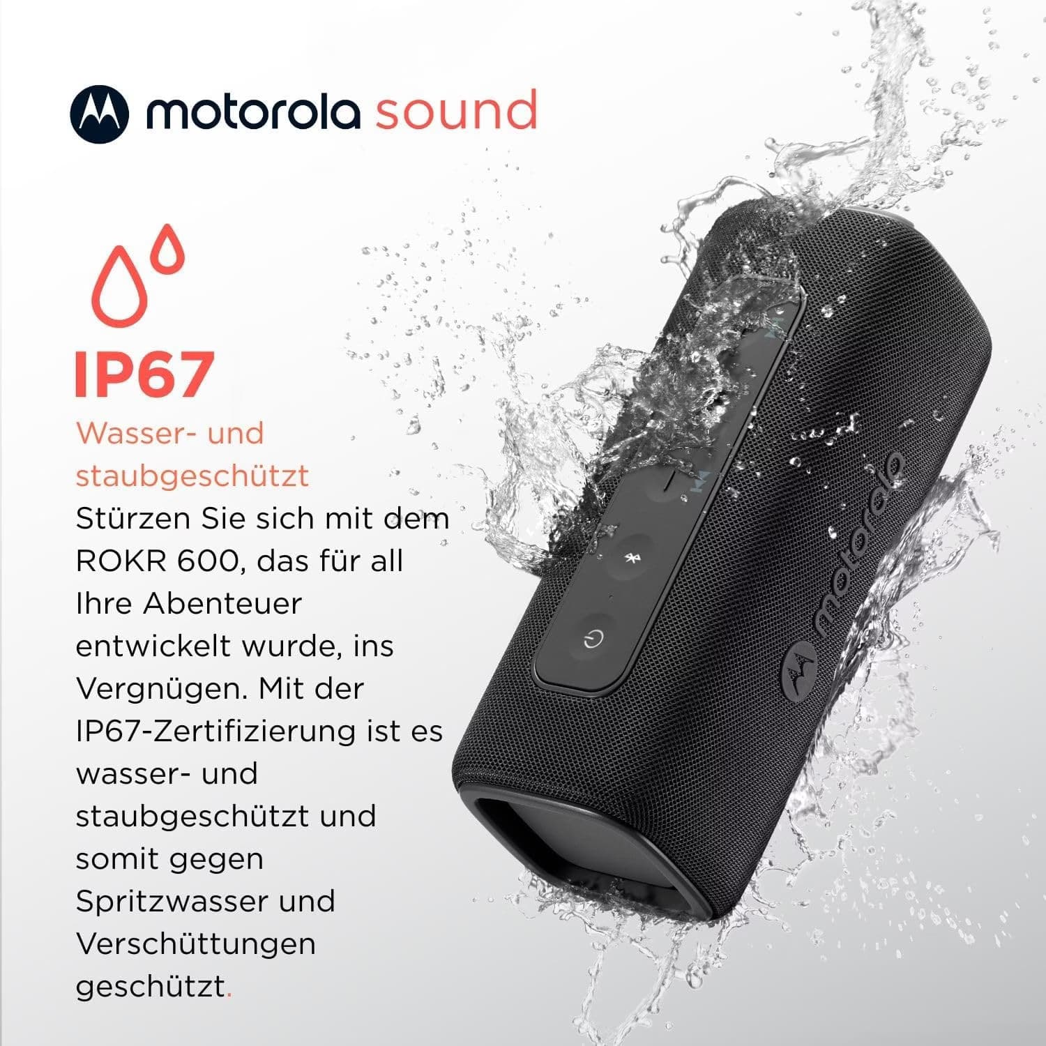 Motorola ROKR 600 30 W Preto - Coluna Bluetooth