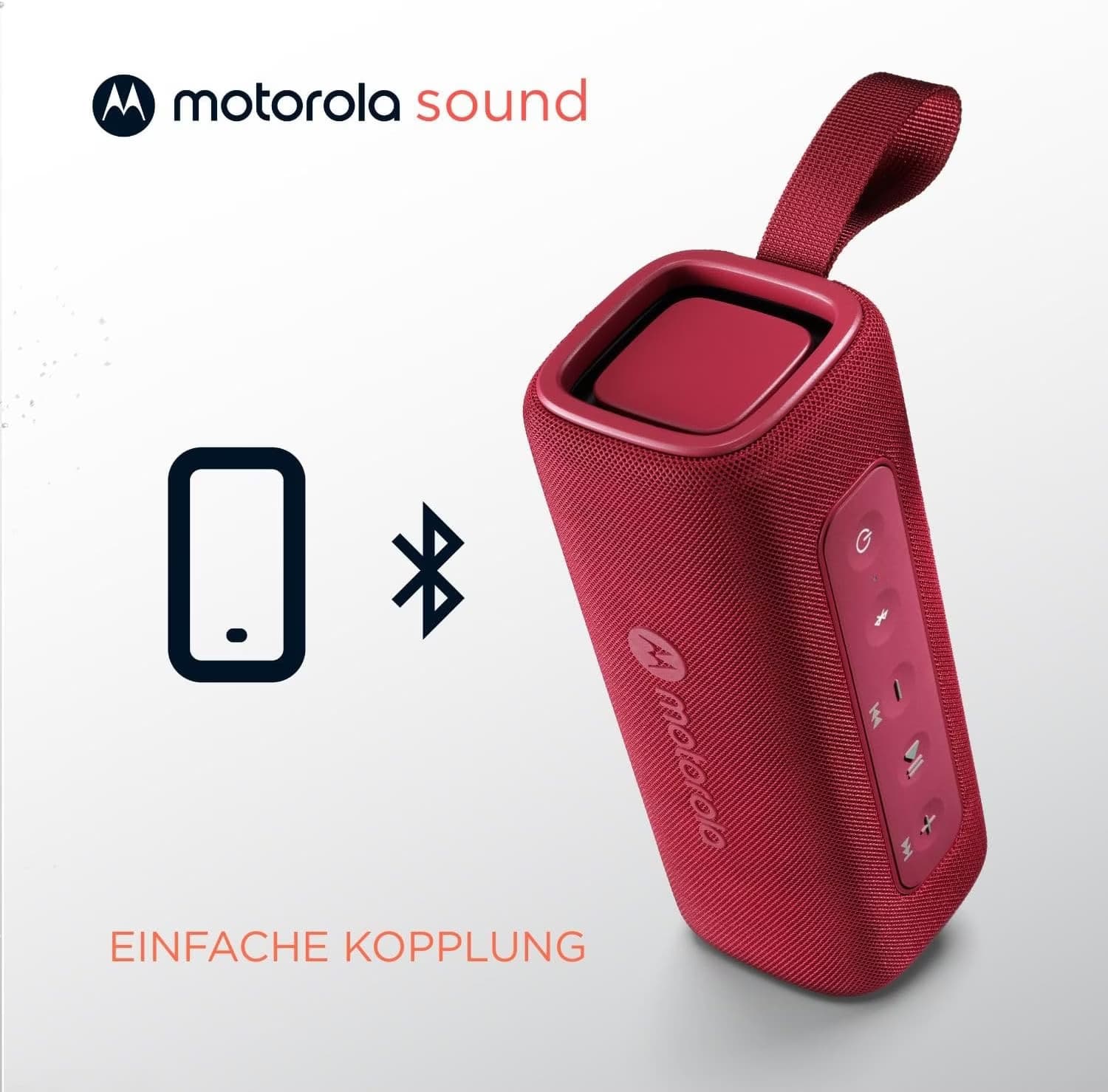 Motorola ROKR 600 30 W Vermelho - Coluna Bluetooth