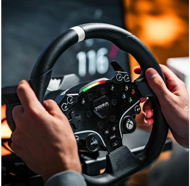 Moza Racing R3 Preto - Volante e Pedais para PC/ XBOX
