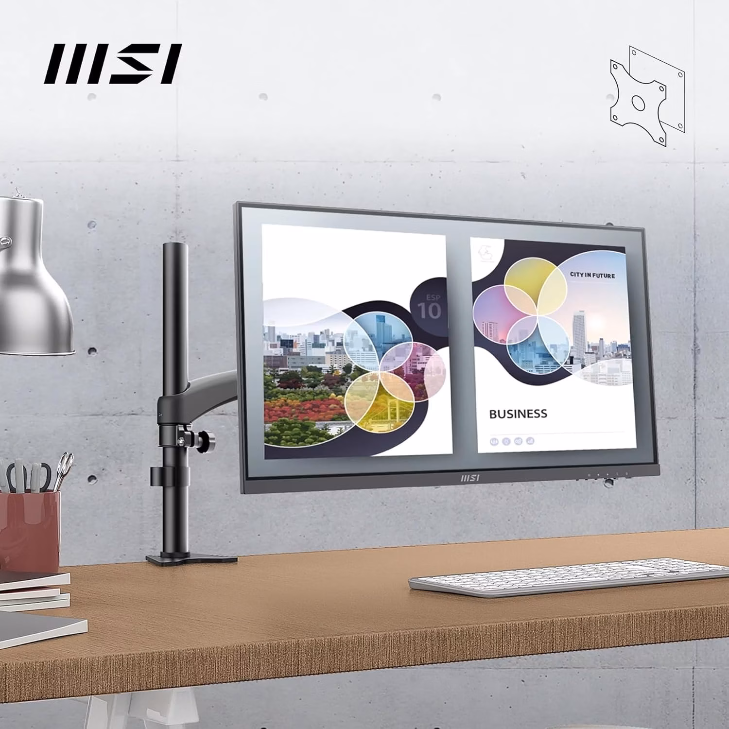 MSI Pro MP273A 27" FullHD IPS 100 Hz FreeSync Preto - Monitor PC