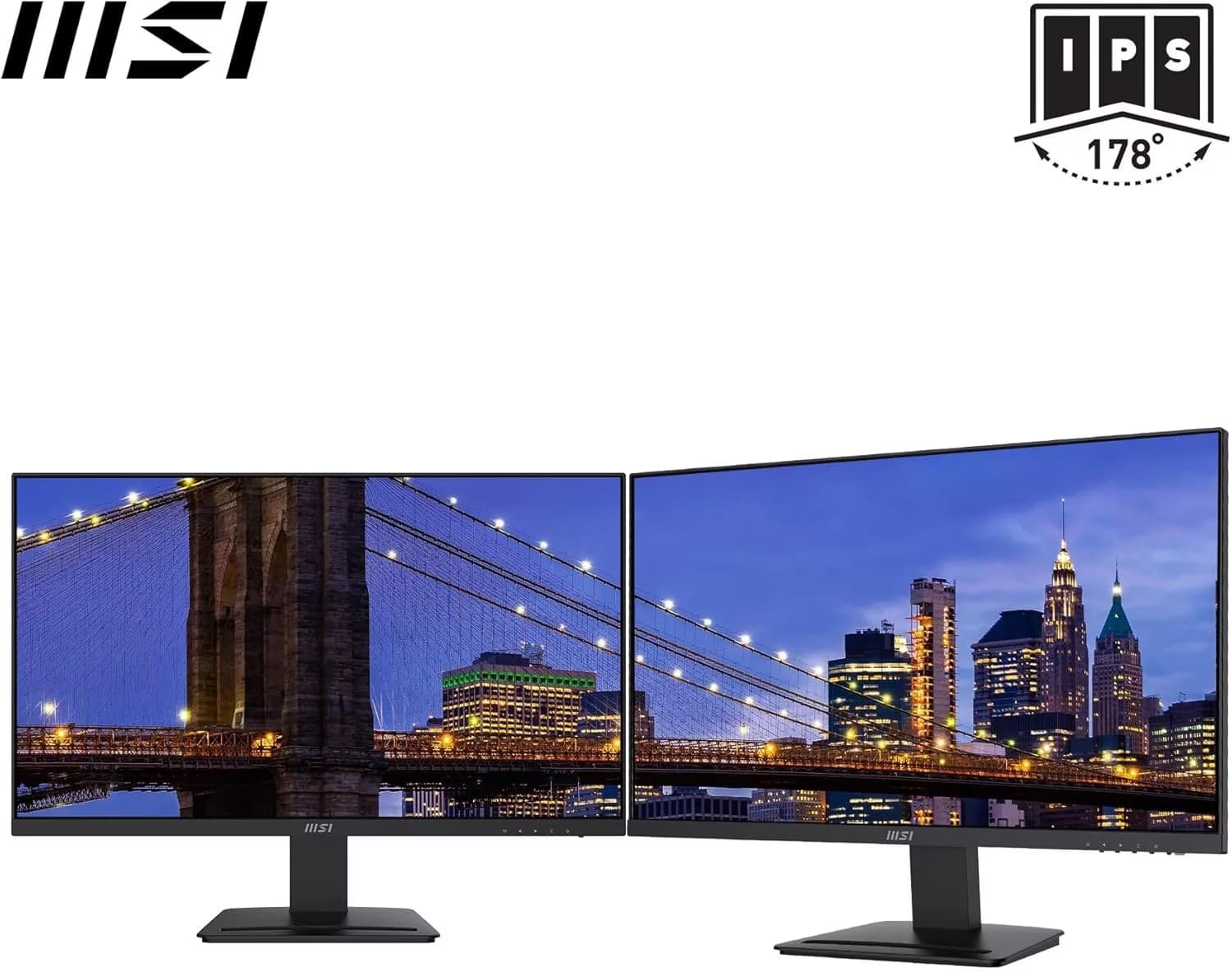MSI Pro MP273A 27" FullHD IPS 100 Hz FreeSync Preto - Monitor PC