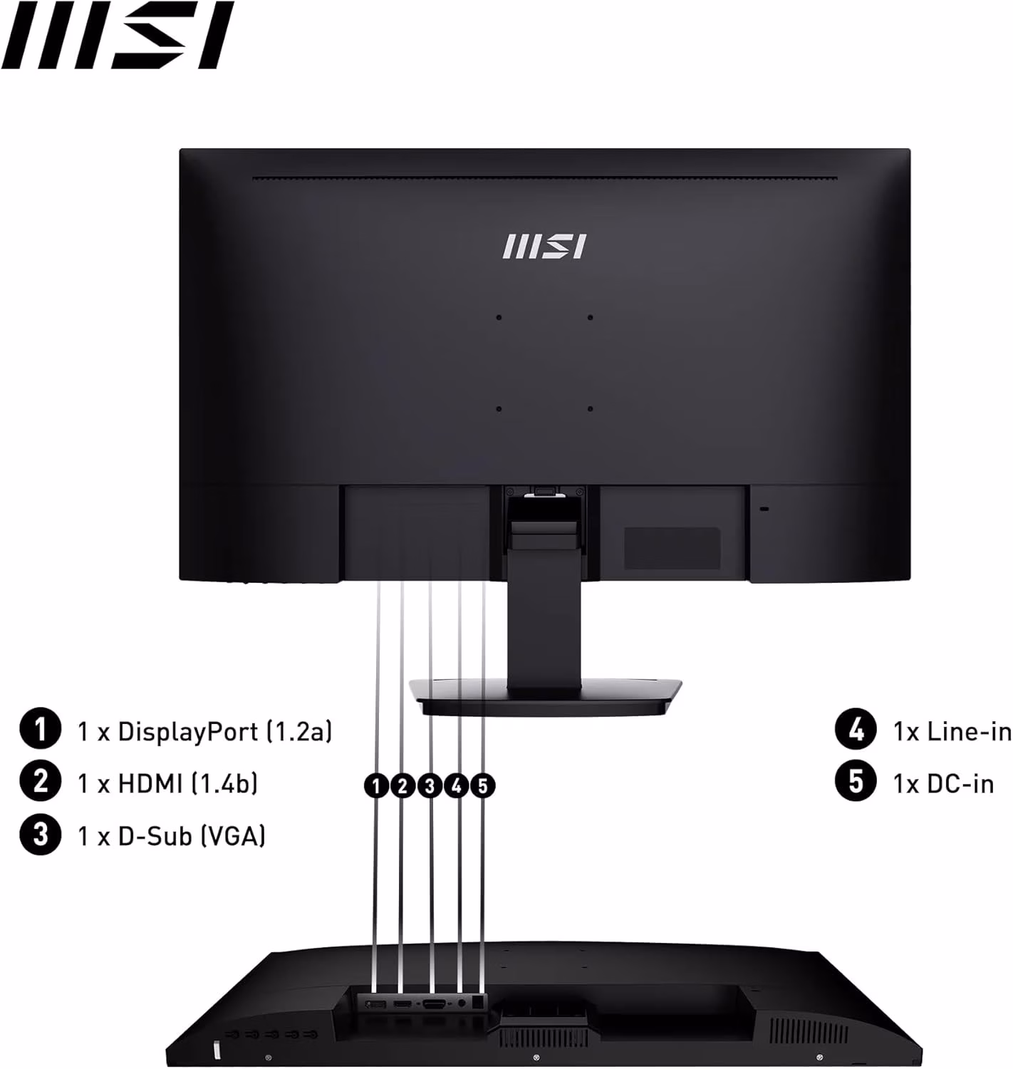 MSI Pro MP273A 27" FullHD IPS 100 Hz FreeSync Preto - Monitor PC