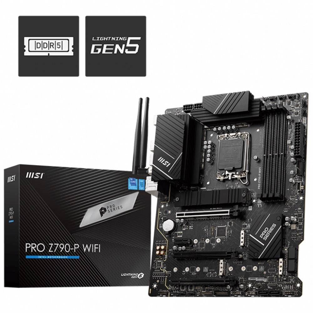 MSI PRO Z790-P WIFI Intel LGA 1700 128GB ATX Preto