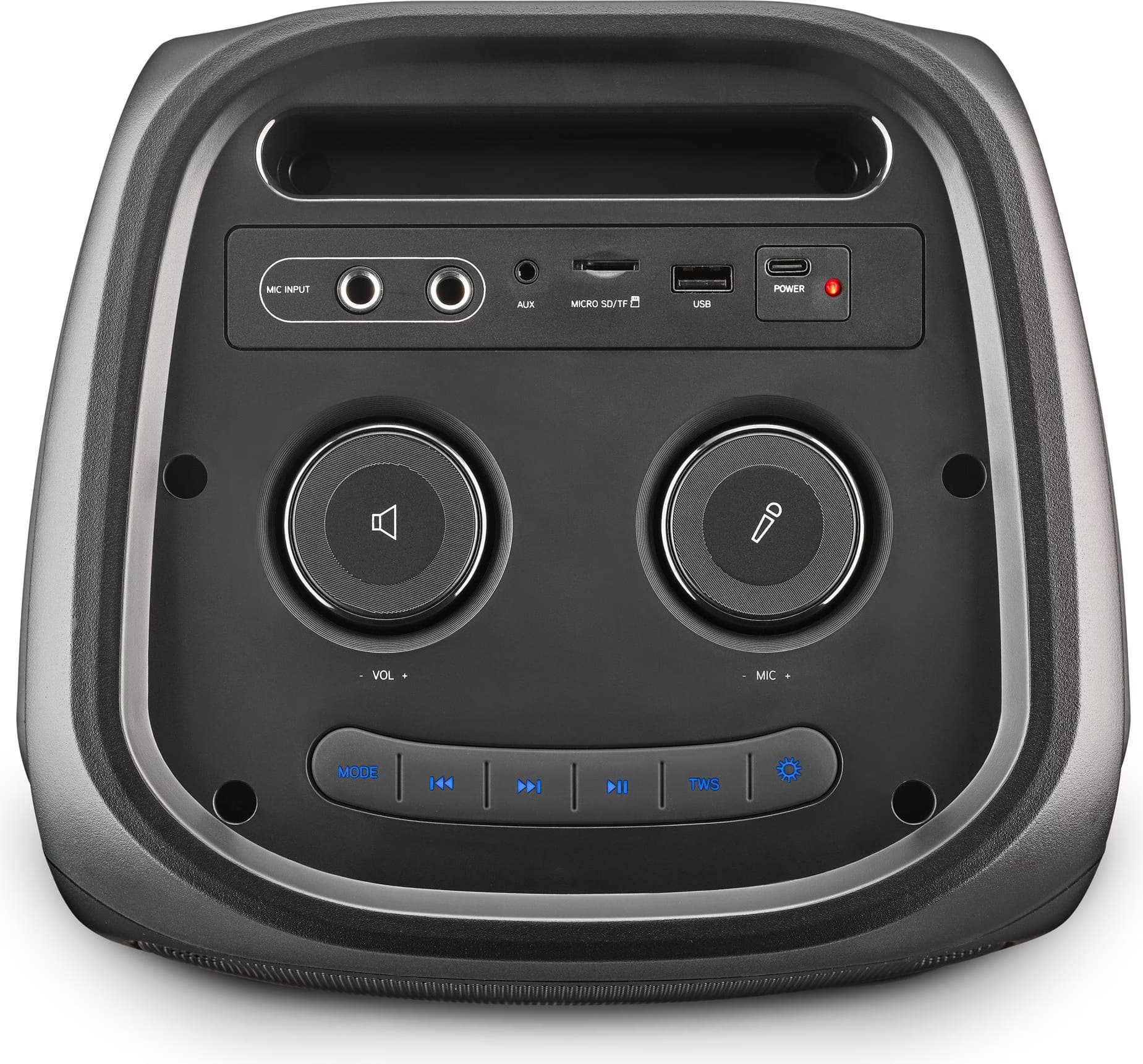 NGS WILD TEMPER Coluna portátil estéreo Azul 40 W