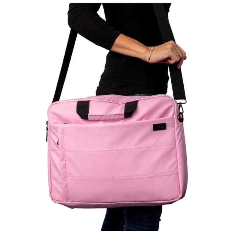 Nilox NXB023 Rosa - Mala para laptop 15.6"