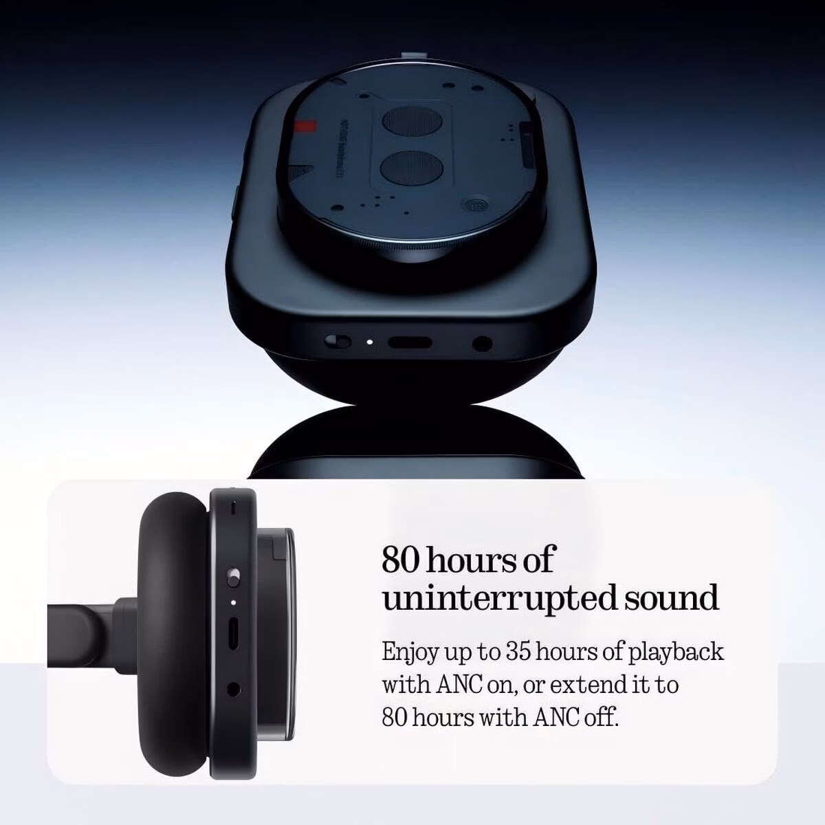 Nothing Headphone (1) ANC Preto