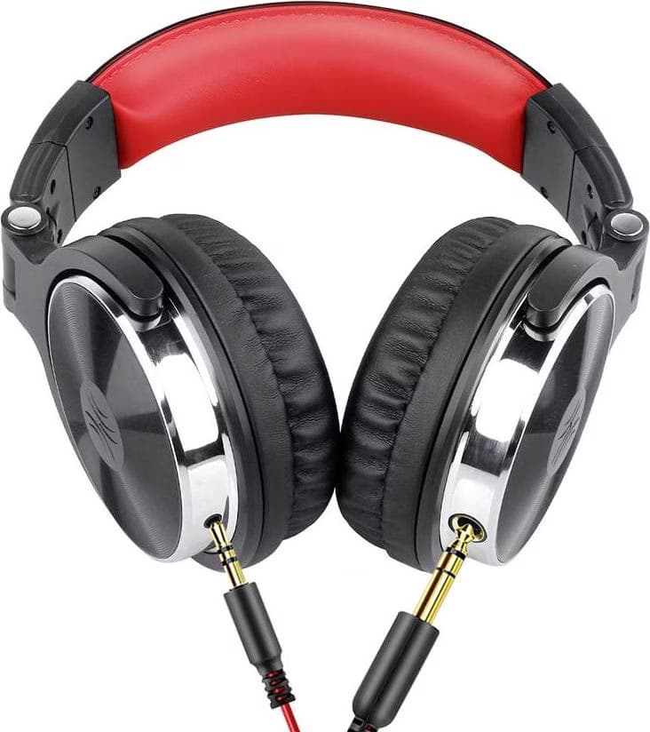 OneOdio Pro10/Vermelho - Auscultadores