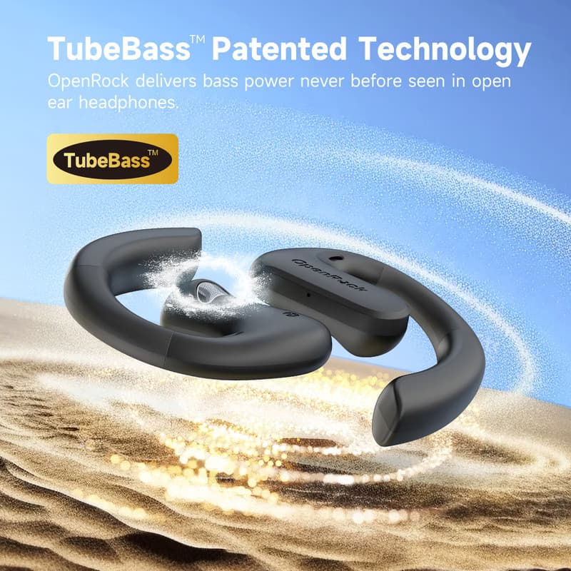 OpenRock S Beige - Auscultadores Bluetooth