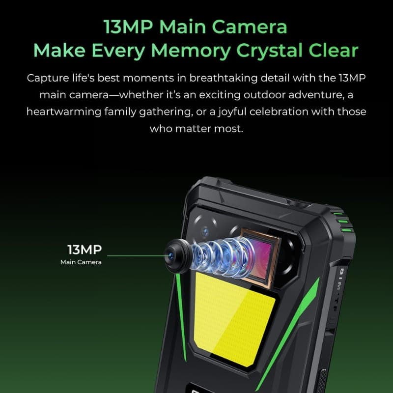 Oukitel G5 4 GB/256 GB Verde Rugged