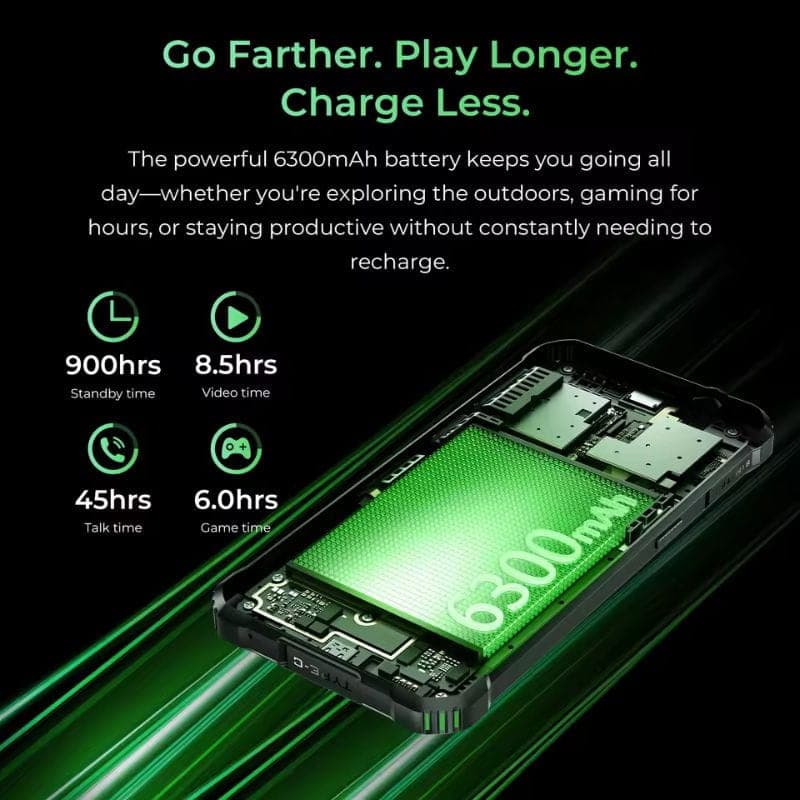 Oukitel G5 4 GB/256 GB Verde Rugged