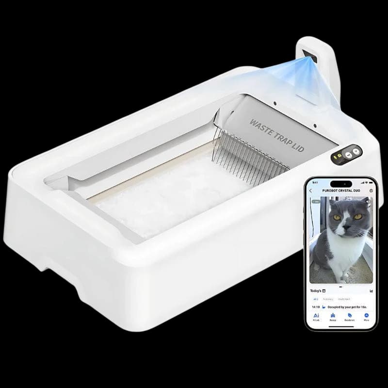 Petkit Purobot Crystal Duo - Caixa de areia para gatos