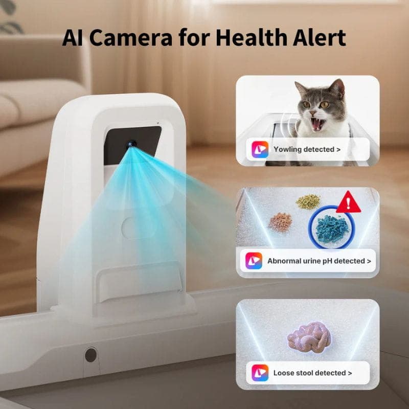 Petkit Purobot Crystal Duo - Caixa de areia para gatos