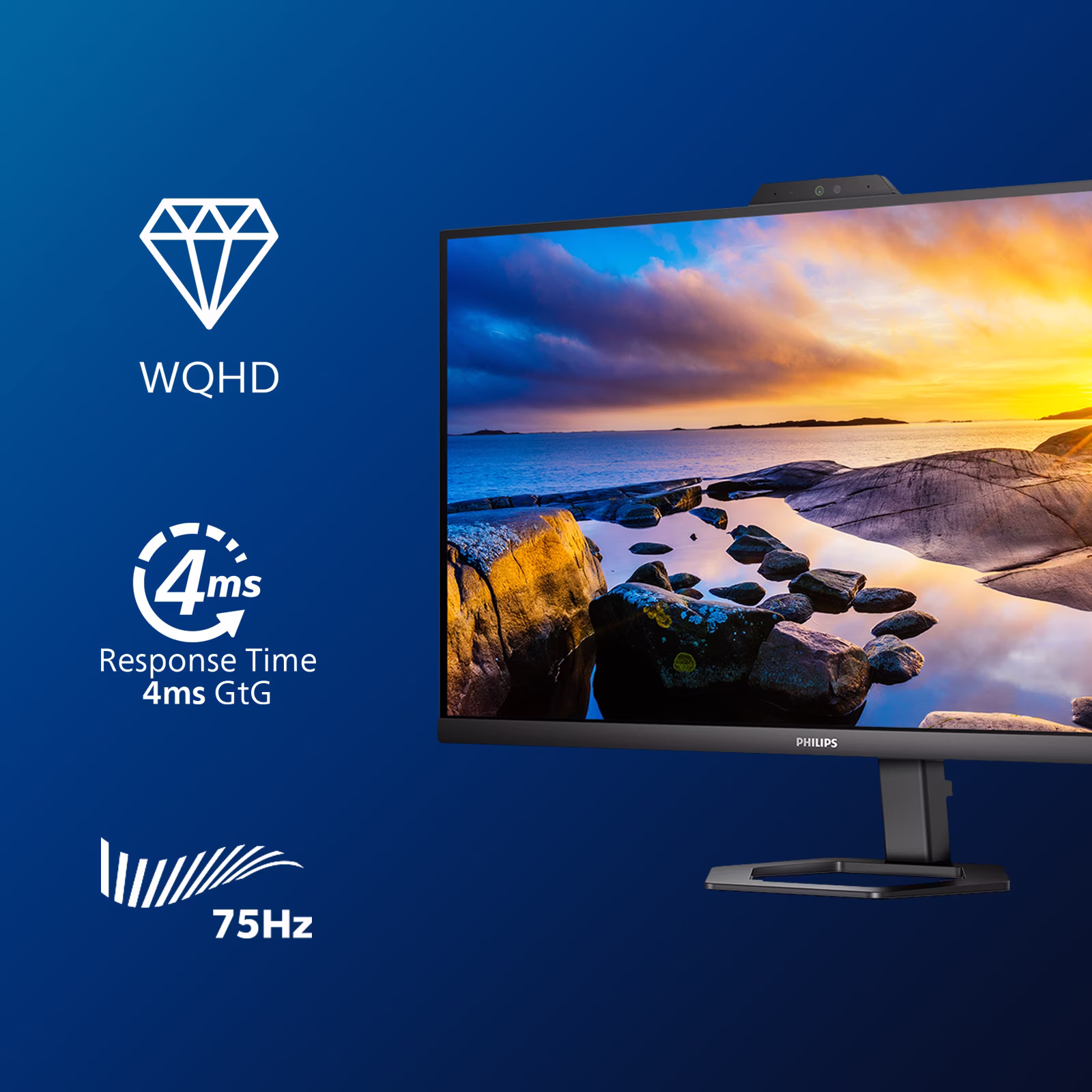 Philips 27E1N5600HE 27 QHD IPS Preto