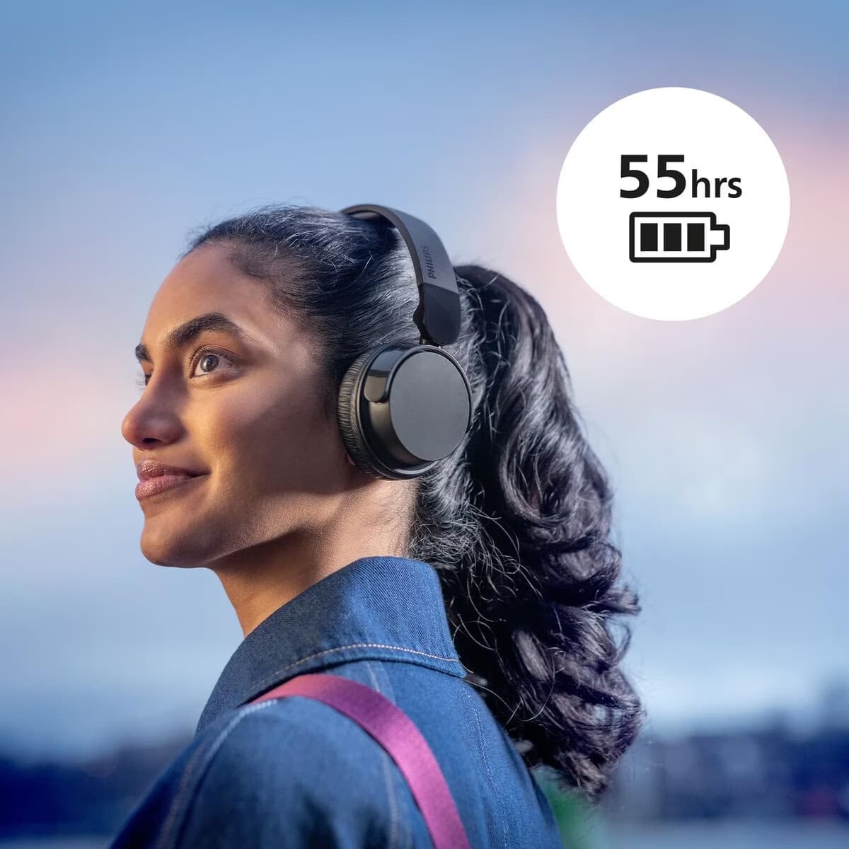 Philips 4000 Series TAH4209BK/00 Preto - Auscultadores sem fios